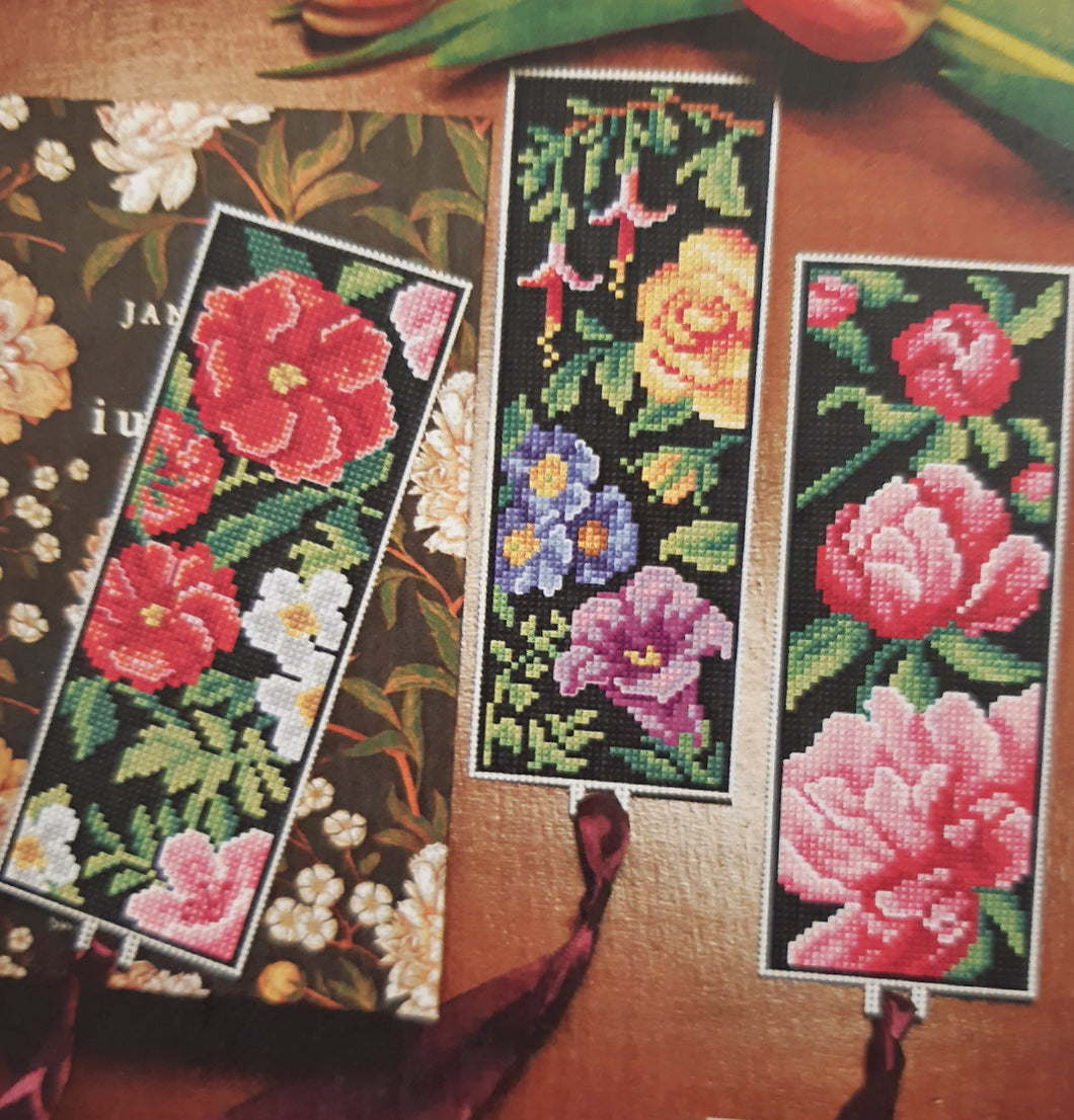 Ristipistotyö, kirjanmerkit tekemispaketti