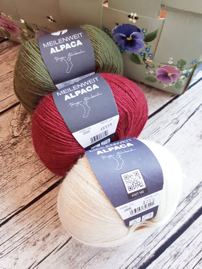 Meilenweit Alpaca 4ply, ohut alpakkasukkalanka