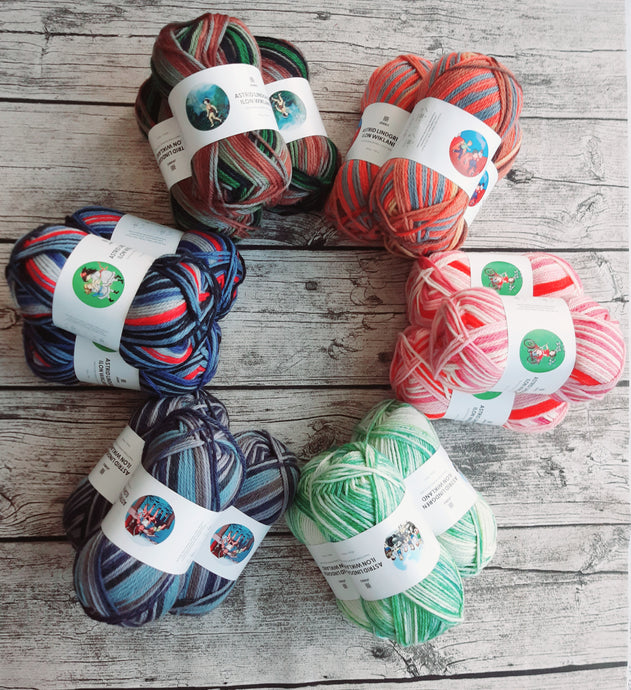 Astrid Lindgren/ Ilon Wikland, 100g, paksu sukkalanka