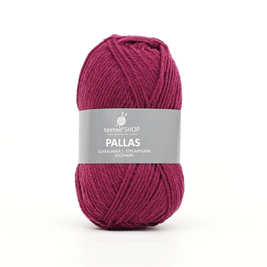 tee tee Pallas, keskivahva sukkalanka, 50g