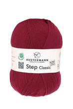 Austermann, Step Classic 4 ply, ohuet yksiväriset, 100g