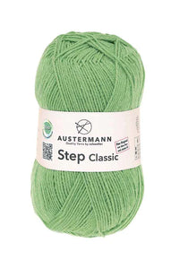 Austermann, Step Classic 4 ply, ohuet yksiväriset, 100g