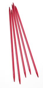 Sukkapuikot 15 cm Röd, alumiini